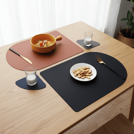 The Southern Atelier – Elegant Leather Coasters and Placemats for a Stylish Dining Experience - The Southern AtelierSKU_1763119301839_929