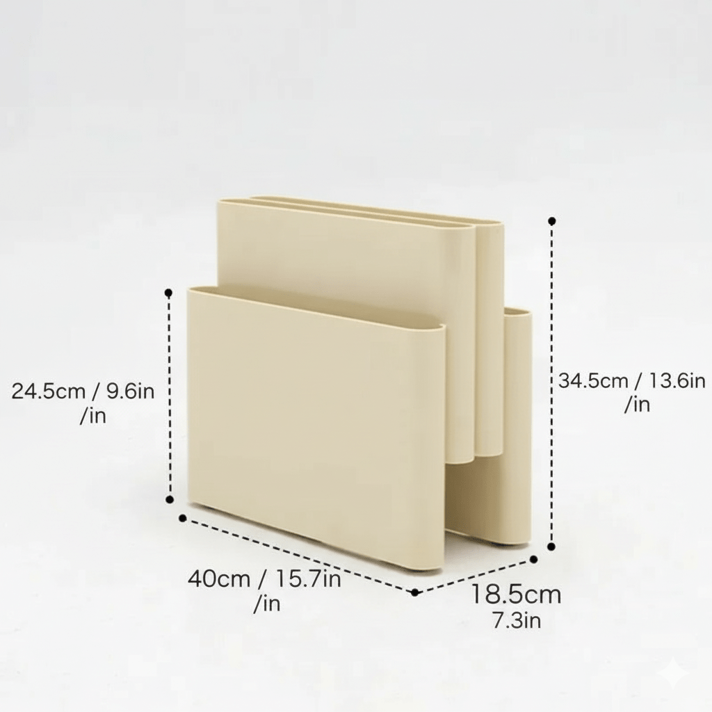 The Southern Atelier – Elegant Magazine Organizer Rack for a Tidy Living Space - The Southern AtelierSKU_1762849811450_278