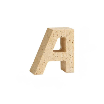 The Southern Atelier – Elegant Marble Bookends Featuring A - U Alphabet Design for a Chic Reading Nook - The Southern AtelierSKU_1769008250438_423