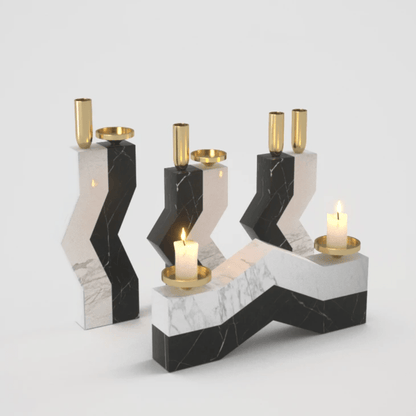 The Southern Atelier – Elegant Marble Candle Holder for a Serene Ambiance - The Southern AtelierSKU_1774881645118_548
