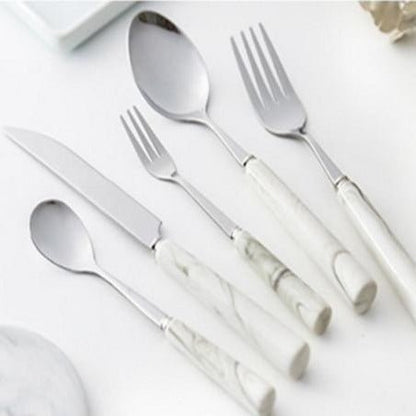 The Southern Atelier – Elegant Marbled Cutlery Set for a Refined Dining Experience - The Southern AtelierSKU_1763119230325_837