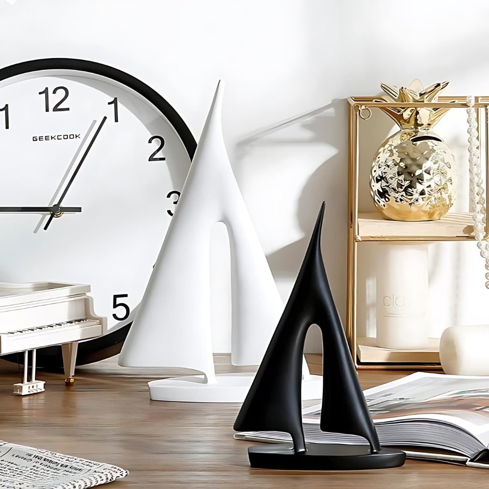 The Southern Atelier – Elegant Minimalist Sailboat Table Decor Pair for a Serene Ambiance - The Southern AtelierSKU_1774883091529_868