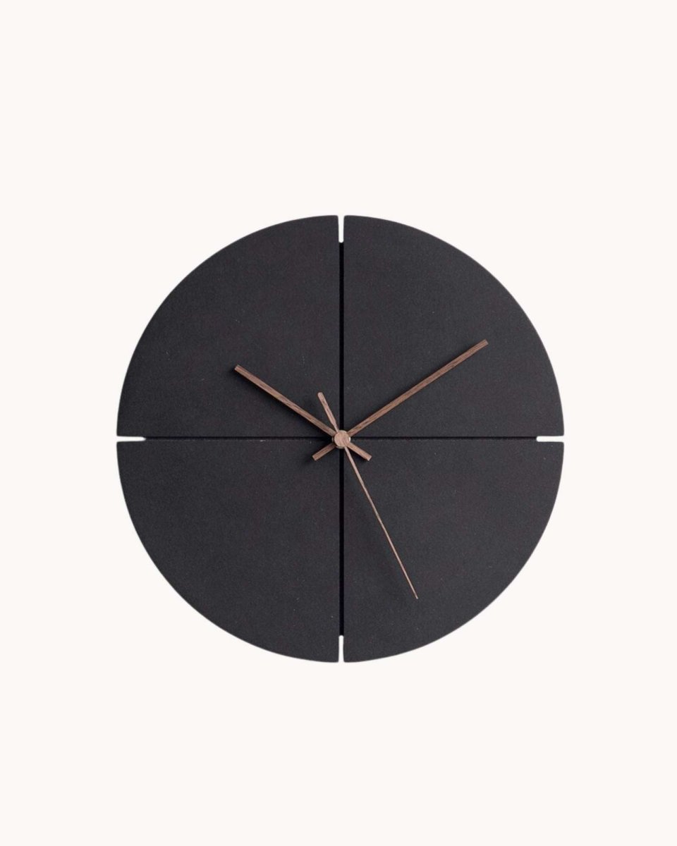 The Southern Atelier – Elegant Minimalist Wall Clock in Sleek Black Finish for Timeless Charm - The Southern AtelierSKU_1764698733174_570