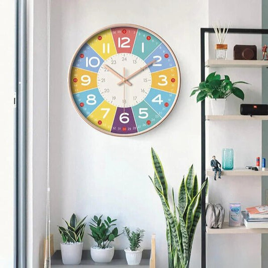 The Southern Atelier – Elegant Multicoloured Wall Clock for a Cheerful Accent with Timeless Charm - The Southern AtelierSKU_1767350229372_516