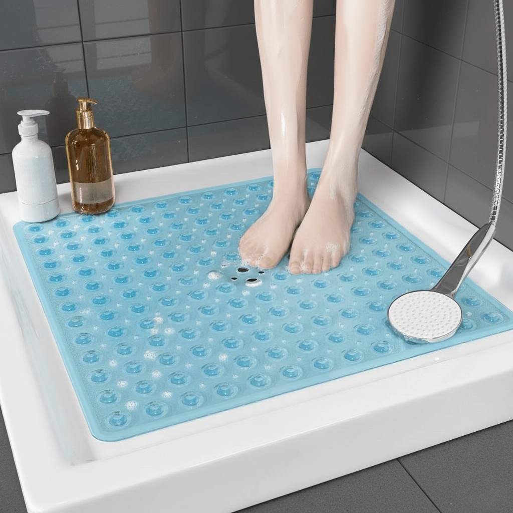 The Southern Atelier – Elegant Non - Slip Suction Mat in Soft Pastels for a Serene Ambiance - The Southern AtelierSKU_1763118582908_231