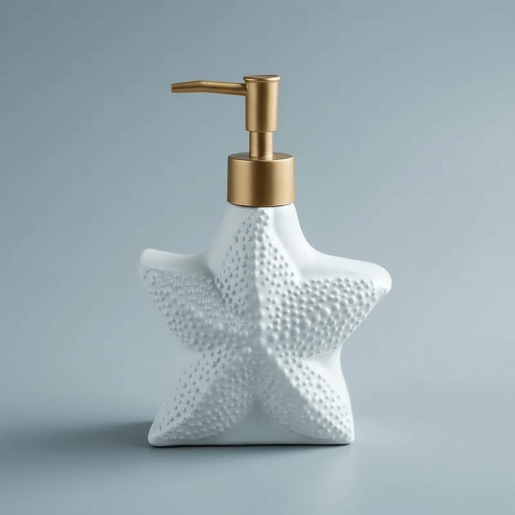 The Southern Atelier – Elegant Ocean - Inspired Ceramic Soap Dispenser for a Serene Ambiance - The Southern AtelierSKU_1765807417651_223