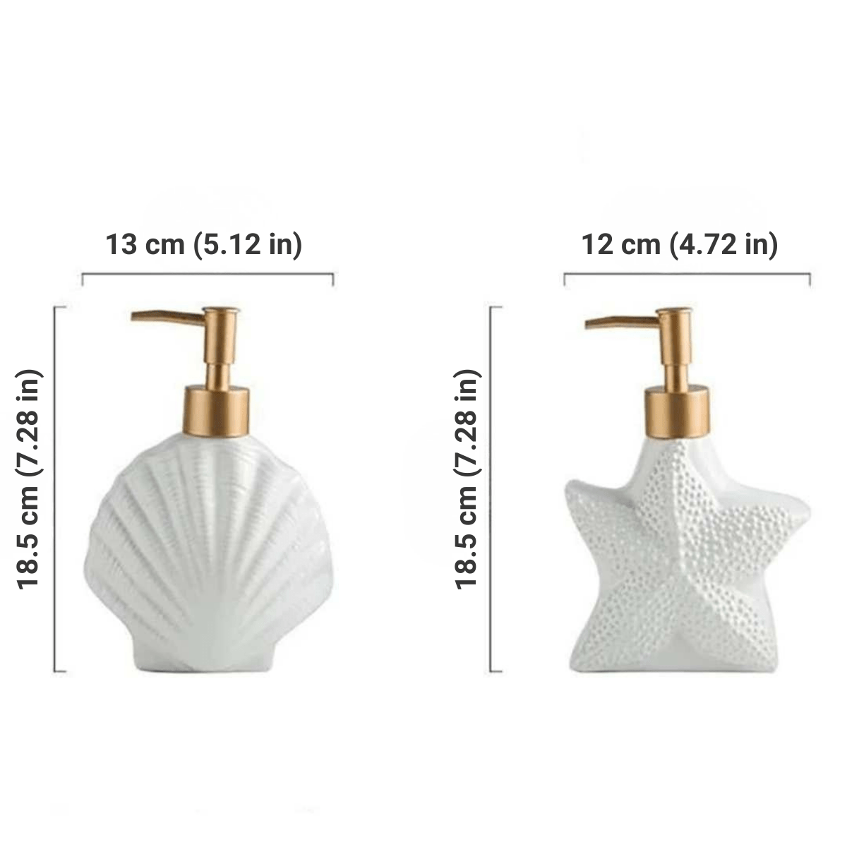 The Southern Atelier – Elegant Ocean - Inspired Ceramic Soap Dispenser for a Serene Ambiance - The Southern AtelierSKU_1765807417651_947