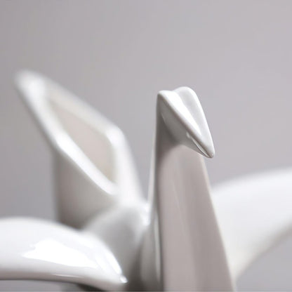The Southern Atelier – Elegant Origami - Inspired Ceramic Bird Sculpture for a Serene Display - The Southern AtelierSKU_1774883111262_372