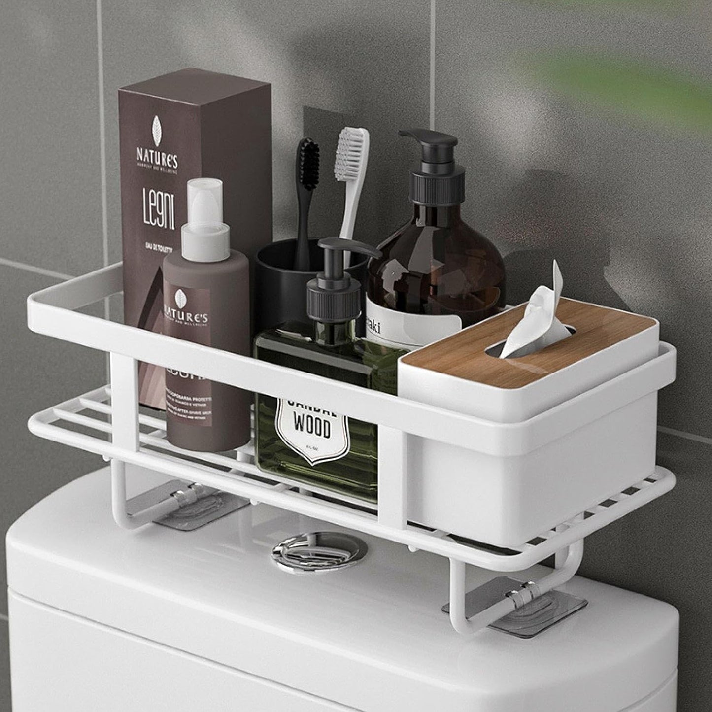 The Southern Atelier – Elegant Over Toilet Shelf in Sleek Black – for Modern Interiors - The Southern AtelierSKU_1775909306033_74
