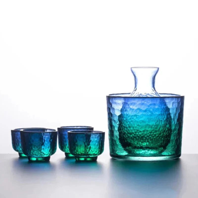 The Southern Atelier – Elegant Peacock Glass Bar Set for a Timeless Style for Drinks and Décor - The Southern AtelierSKU_1763118722534_375