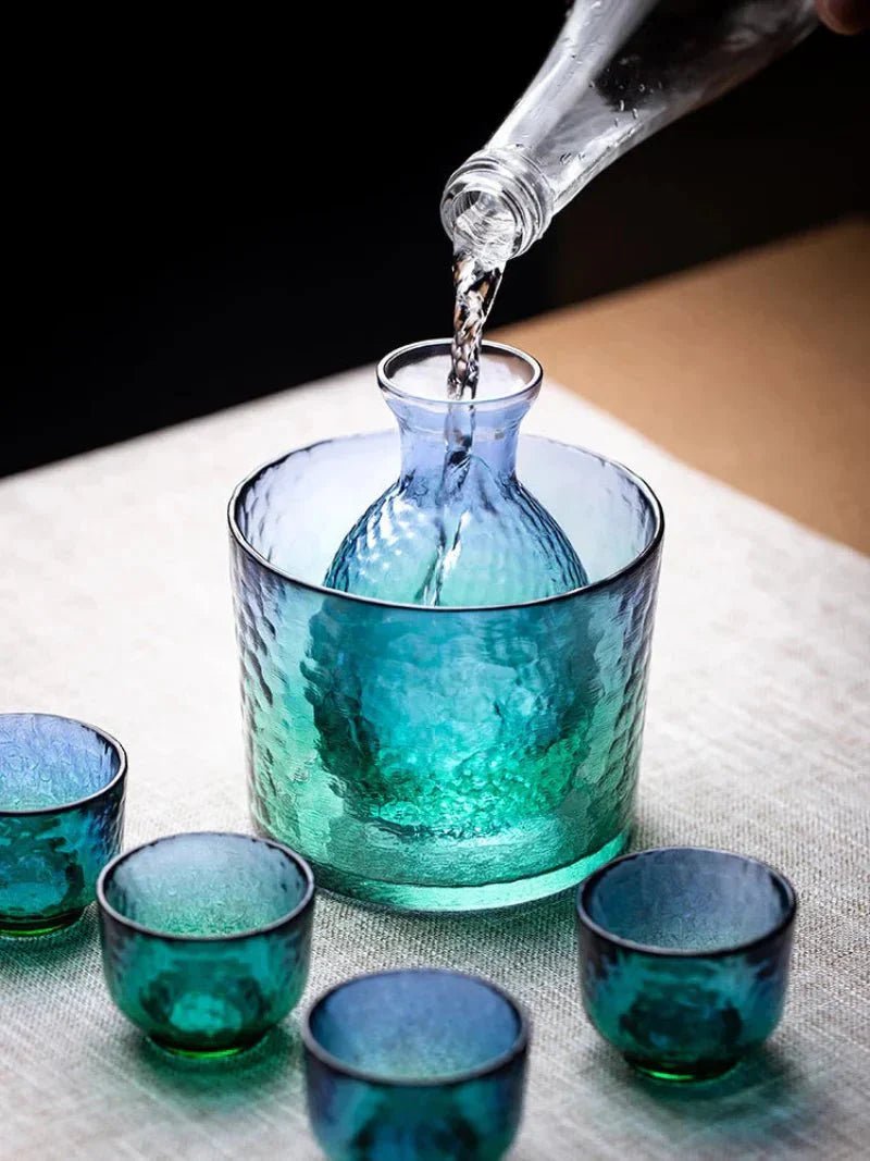 The Southern Atelier – Elegant Peacock Glass Bar Set for a Timeless Style for Drinks and Décor - The Southern AtelierSKU_1763118722534_375