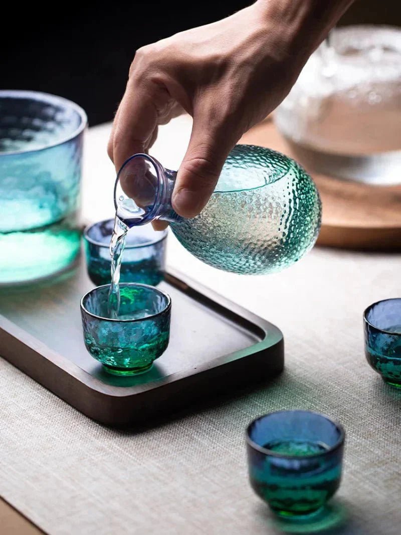 The Southern Atelier – Elegant Peacock Glass Bar Set for a Timeless Style for Drinks and Décor - The Southern AtelierSKU_1763118722534_375