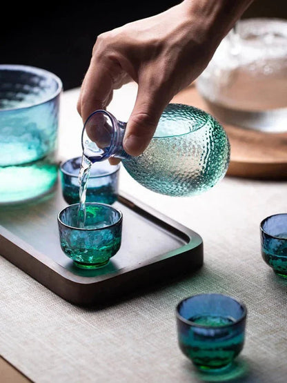 The Southern Atelier – Elegant Peacock Glass Bar Set for a Timeless Style for Drinks and Décor - The Southern AtelierSKU_1763118722534_375