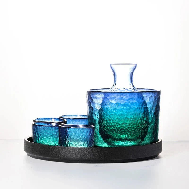 The Southern Atelier – Elegant Peacock Glass Bar Set for a Timeless Style for Drinks and Décor - The Southern AtelierSKU_1763118722534_375