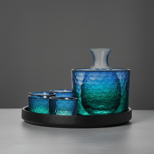 The Southern Atelier – Elegant Peacock Glass Bar Set for a Timeless Style for Drinks and Décor - The Southern AtelierSKU_1763118722534_375