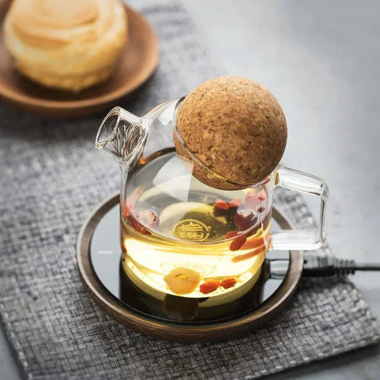 The Southern Atelier – Elegant Pitchfork Teapot in Natural Cork Design for a Relaxing Ambiance - The Southern AtelierSKU_1763118715434_861