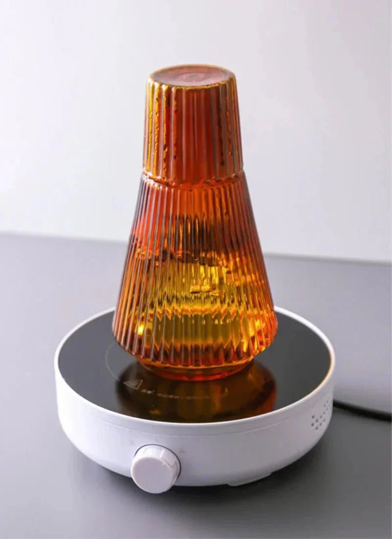 The Southern Atelier – Elegant Pleated Glass Carafe and Cup Ensemble for a Serene Ambiance - The Southern AtelierSKU_1763118723802_914