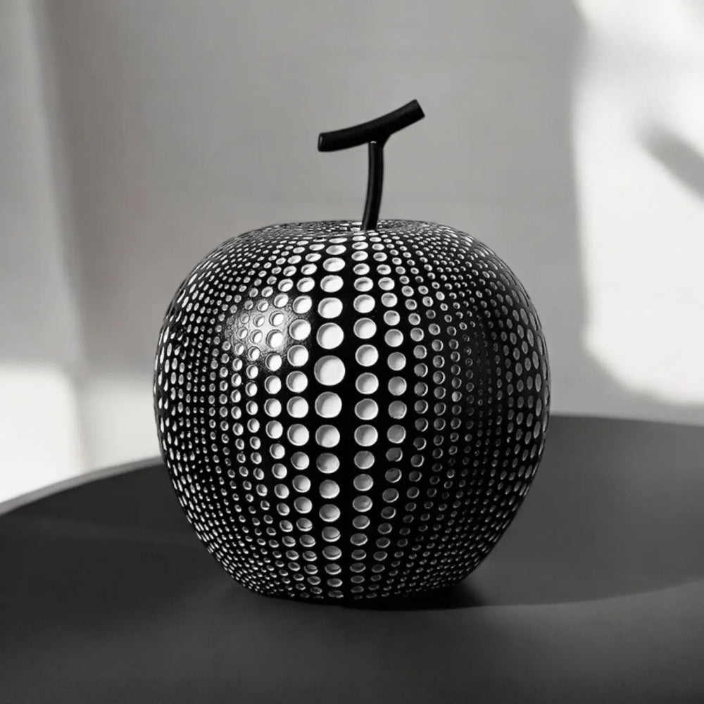 The Southern Atelier – Elegant Polka Dot Apple Sculpture for a Sophisticated Touch - The Southern AtelierSKU_1774883091754_958