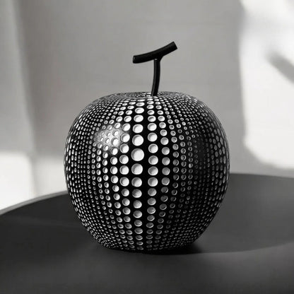 The Southern Atelier – Elegant Polka Dot Apple Sculpture for a Sophisticated Touch - The Southern AtelierSKU_1774883091754_958