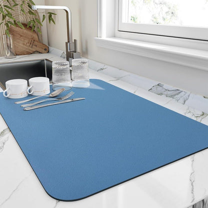 The Southern Atelier – Elegant Quick - Drying Dish Mat in Soft Grey for a for a Stylish and Organised Kitchen - The Southern AtelierSKU_1762849840229_101