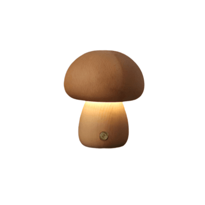 The Southern Atelier – Elegant Rechargeable Wooden Mushroom Lamp for a Serene Ambiance - The Southern AtelierSKU_1763119159330_764