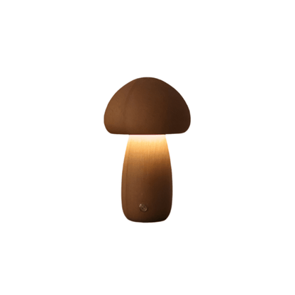 The Southern Atelier – Elegant Rechargeable Wooden Mushroom Lamp for a Serene Ambiance - The Southern AtelierSKU_1763119159330_927