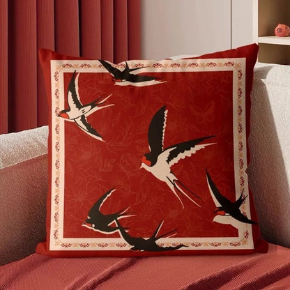 The Southern Atelier – Elegant Red Velvet Cushion Cover for a Luxurious Touch - The Southern AtelierSKU_1774881495832_200