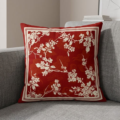 The Southern Atelier – Elegant Red Velvet Cushion Cover for a Luxurious Touch - The Southern AtelierSKU_1774881495832_200