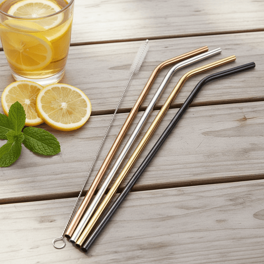 The Southern Atelier – Elegant Reusable Straw in Sleek Matte Finish for a Chic Dining Experience - The Southern AtelierSKU_1763119166820_478