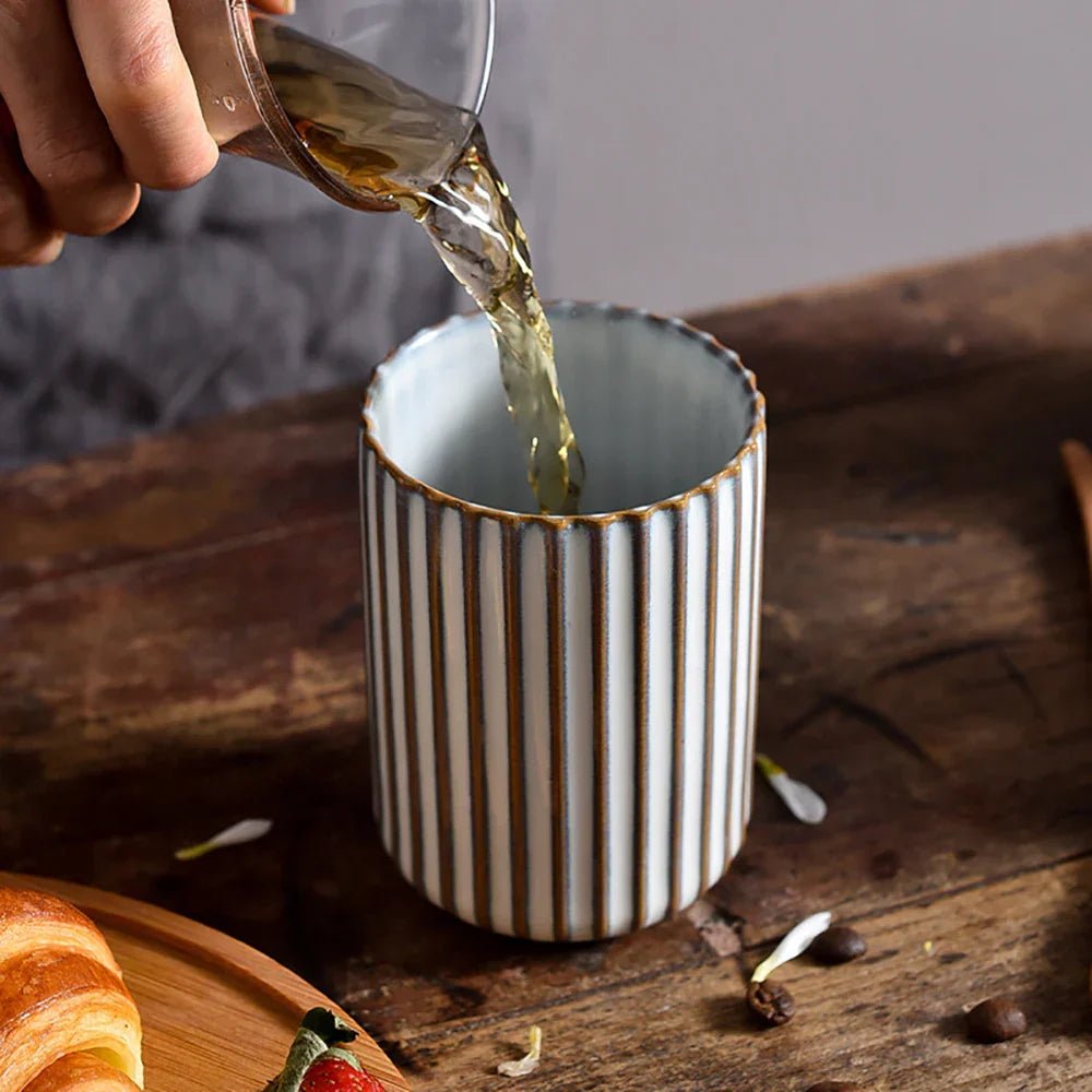 The Southern Atelier – Elegant Ripple Ceramic Mugs for a Timeless Charm - The Southern AtelierSKU_1775450086311_107