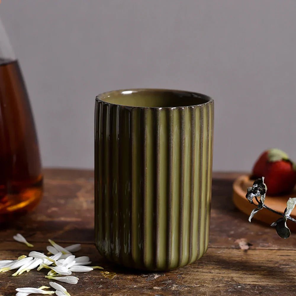 The Southern Atelier – Elegant Ripple Ceramic Mugs for a Timeless Charm - The Southern AtelierSKU_1775450086311_107