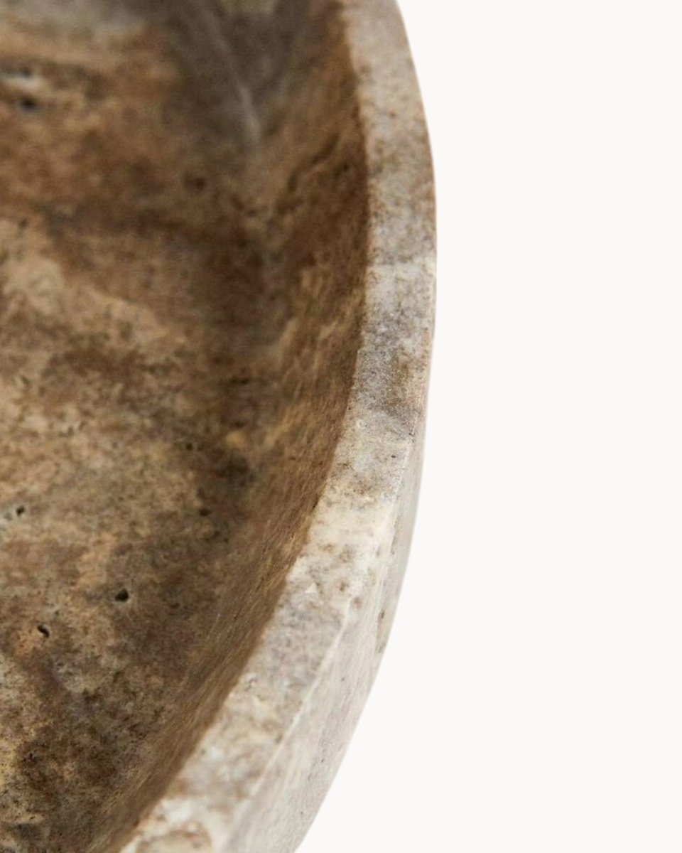 The Southern Atelier – Elegant Round Travertine Jewelry Tray for a Serene Ambiance - The Southern AtelierSKU_1763118645036_32