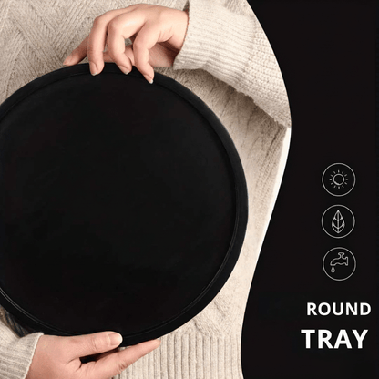 The Southern Atelier – Elegant Round Wooden Bowl for Candle Display, Infusing Warmth and Style - The Southern AtelierSKU_1763118629966_979