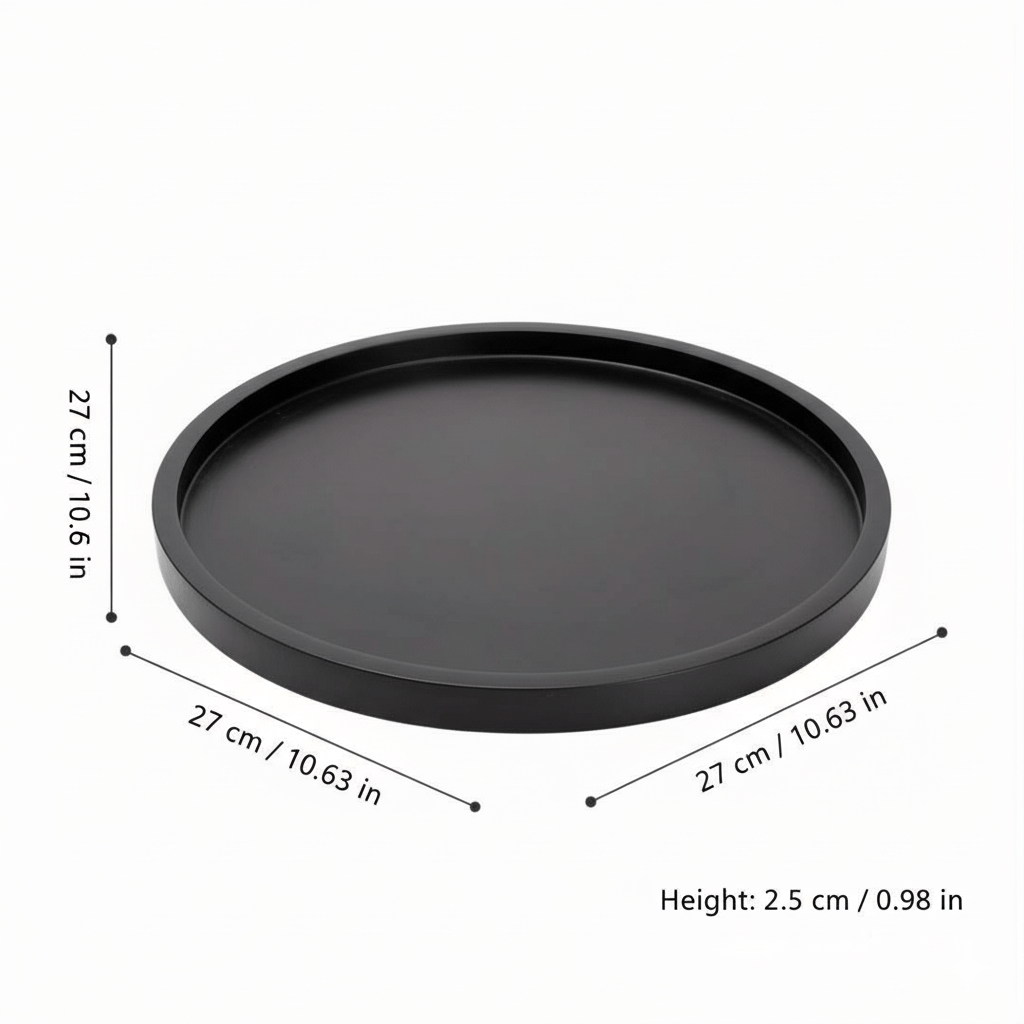 The Southern Atelier – Elegant Round Wooden Bowl for Candle Display, Infusing Warmth and Style - The Southern AtelierSKU_1763118629966_979