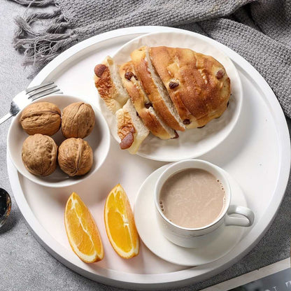 The Southern Atelier – Elegant Round Wooden Bowl for Candle Display, Infusing Warmth and Style - The Southern AtelierSKU_1763118629966_979