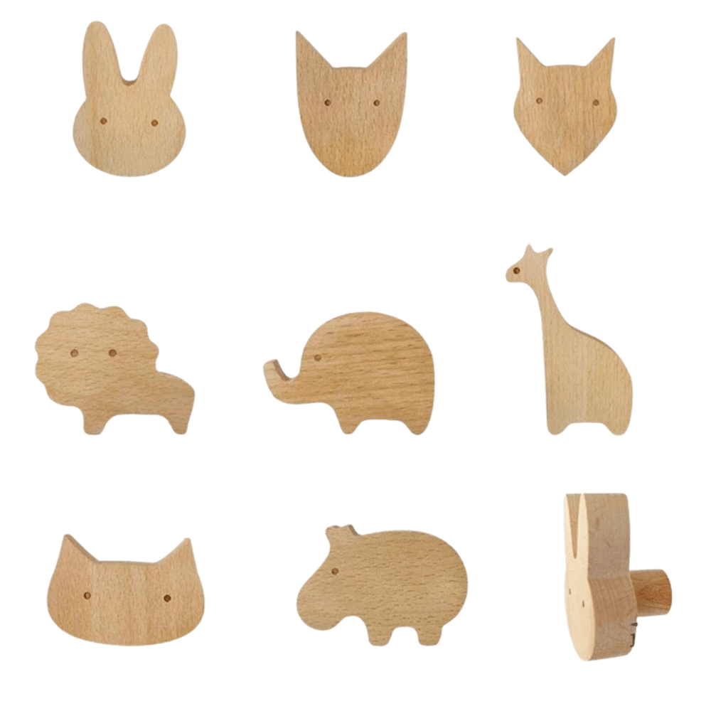The Southern Atelier – Elegant Scandinavian Wooden Animal Wall Hooks for Modern Interiors with Timeless Charm - The Southern AtelierSKU_1775908923973_213