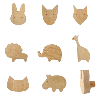 The Southern Atelier – Elegant Scandinavian Wooden Animal Wall Hooks for Modern Interiors with Timeless Charm - The Southern AtelierSKU_1775908923973_213