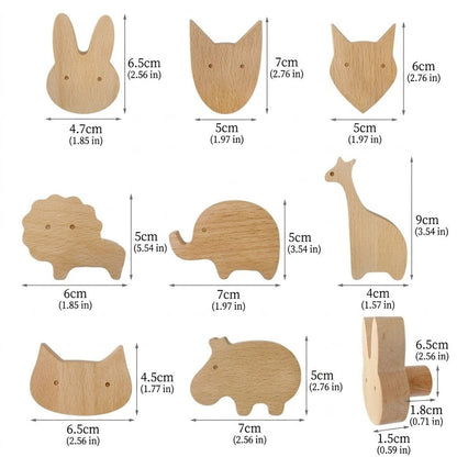 The Southern Atelier – Elegant Scandinavian Wooden Animal Wall Hooks for Modern Interiors with Timeless Charm - The Southern AtelierSKU_1775908923973_8591