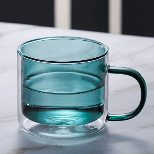 The Southern Atelier – Elegant Set of 3 Coloured Crystal Glass Mugs for a Serene Aesthetic - The Southern AtelierSKU_1767350237794_790