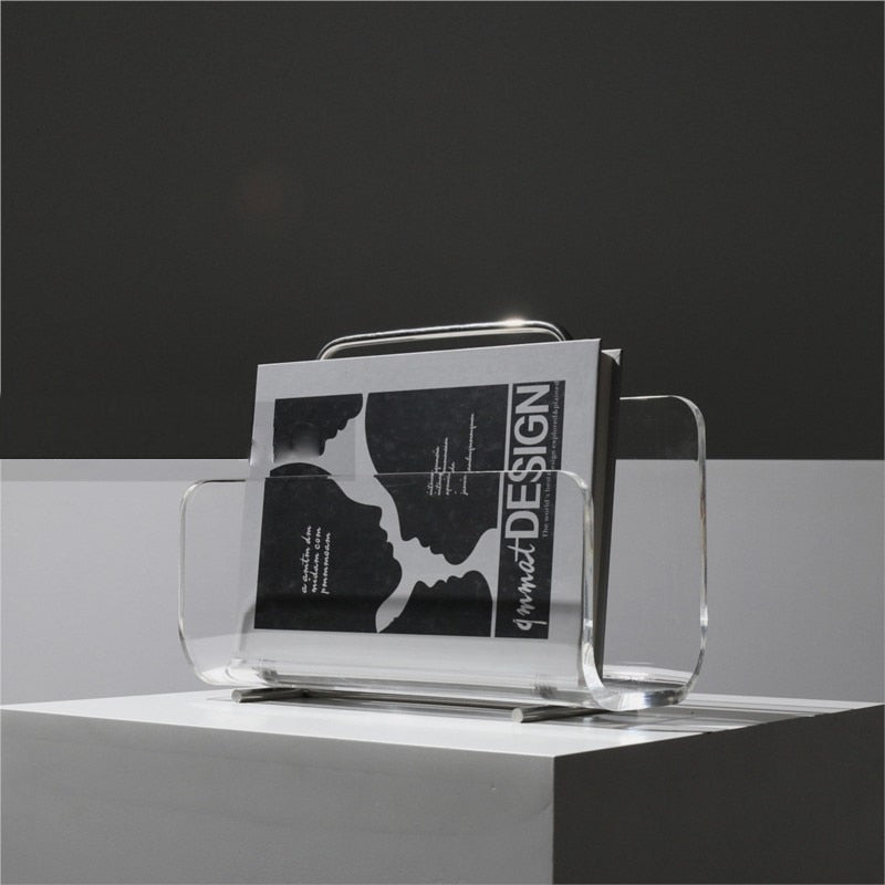 The Southern Atelier – Elegant Silhouette Acrylic Magazine Rack for Stylish Organisation - The Southern AtelierSKU_1763119157723_143
