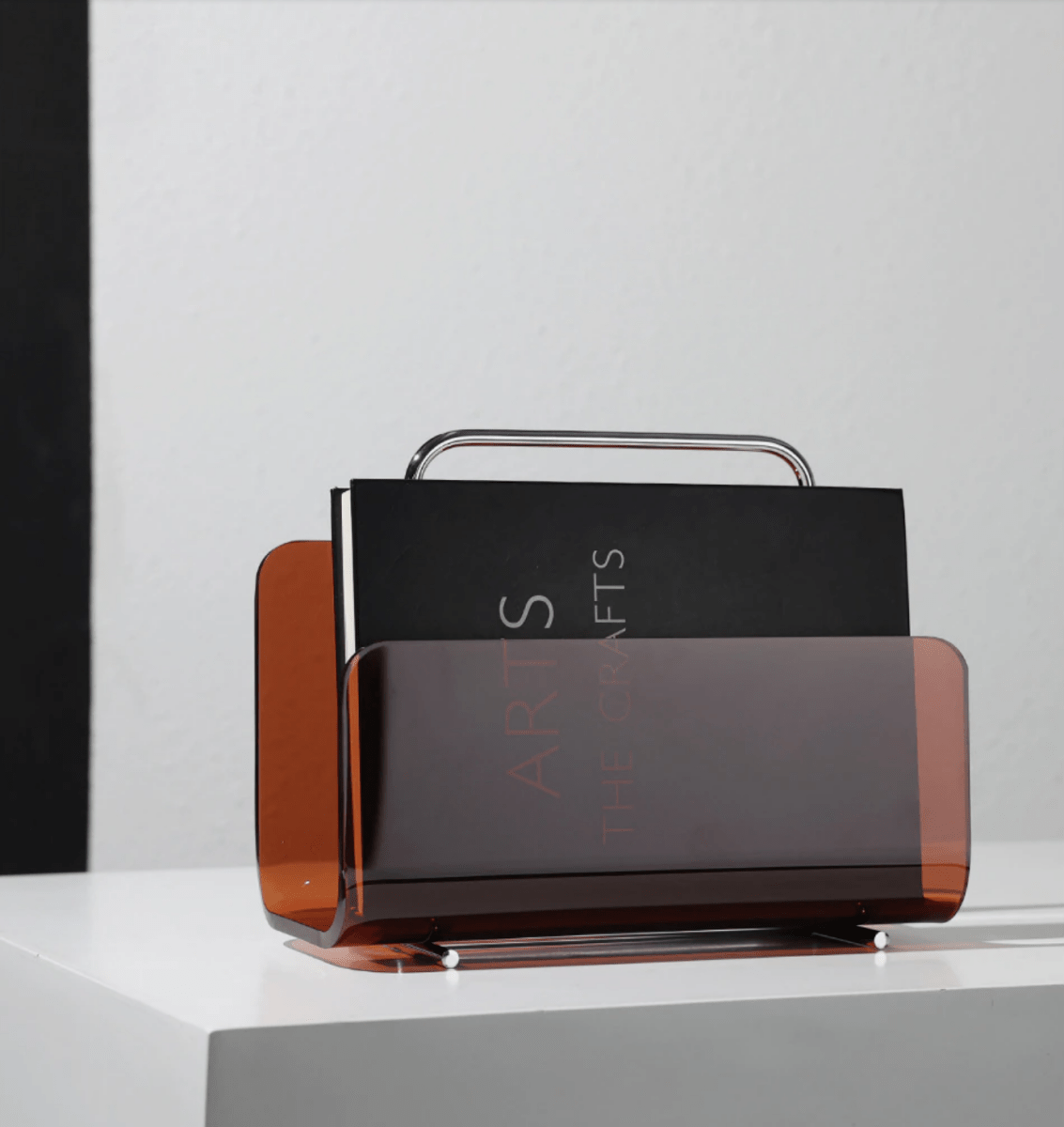 The Southern Atelier – Elegant Silhouette Acrylic Magazine Rack for Stylish Organisation - The Southern AtelierSKU_1763119157723_143