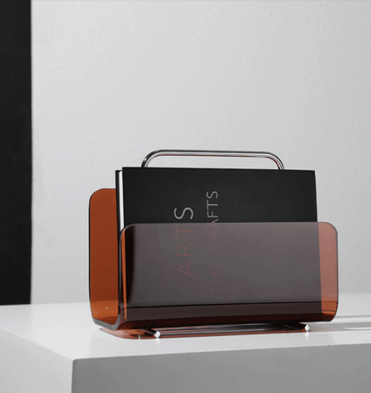 The Southern Atelier – Elegant Silhouette Acrylic Magazine Rack for Stylish Organisation - The Southern AtelierSKU_1763119157723_143