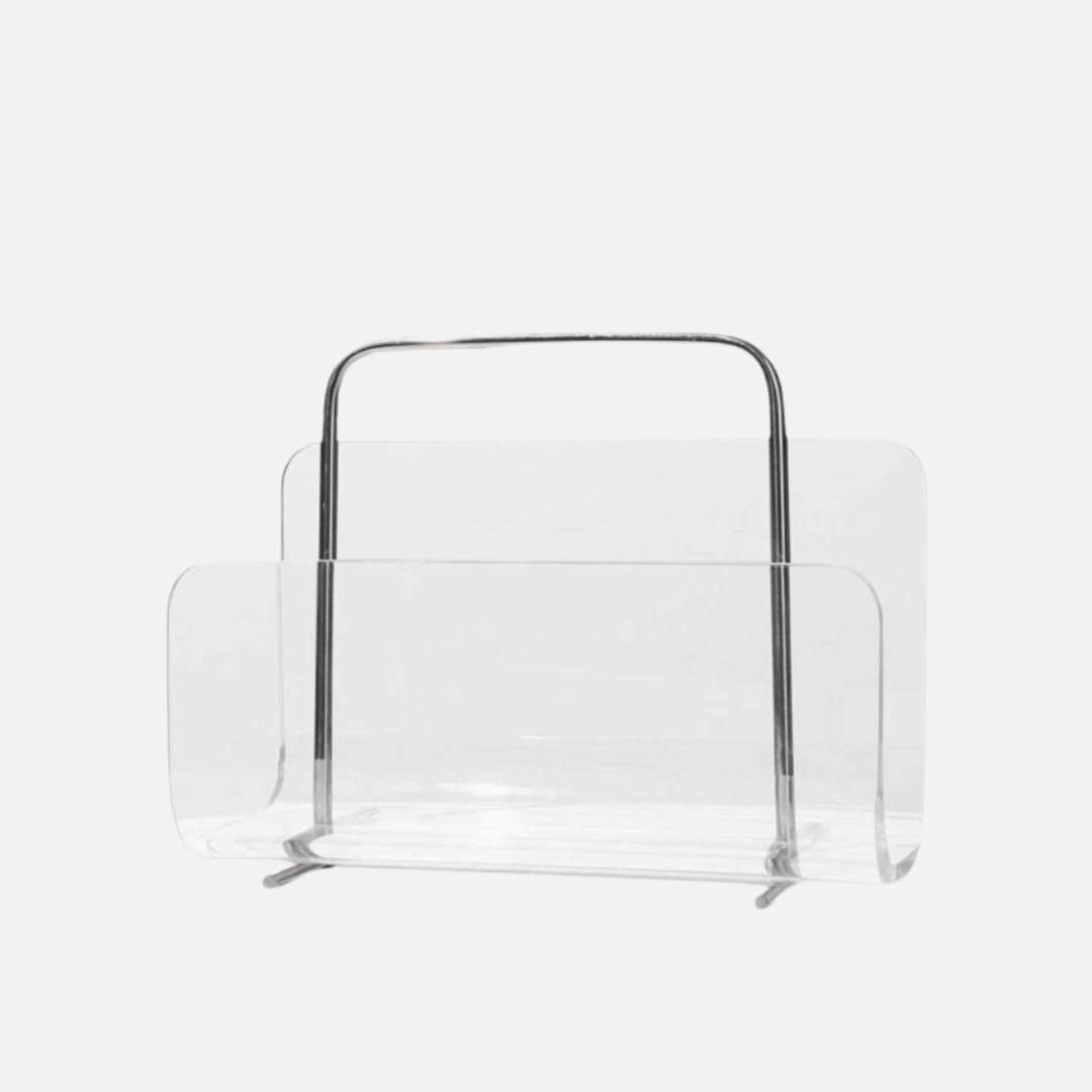 The Southern Atelier – Elegant Silhouette Acrylic Magazine Rack for Stylish Organisation - The Southern AtelierSKU_1763119157723_143
