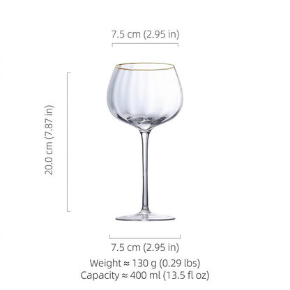 The Southern Atelier – Elegant Sky Ripple Glassware Luxe Set for Sophisticated Celebrations - The Southern AtelierSKU_1775450095559_60