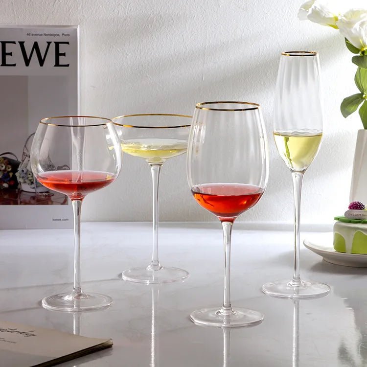 The Southern Atelier – Elegant Sky Ripple Glassware Luxe Set for Sophisticated Celebrations - The Southern AtelierSKU_1775450095559_805