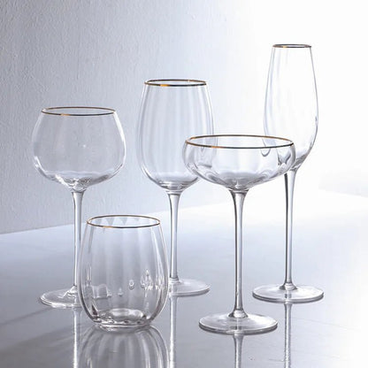 The Southern Atelier – Elegant Sky Ripple Glassware Luxe Set for Sophisticated Celebrations - The Southern AtelierSKU_1775450095559_805