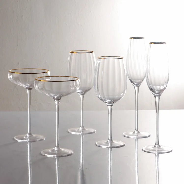 The Southern Atelier – Elegant Sky Ripple Glassware Luxe Set for Sophisticated Celebrations - The Southern AtelierSKU_1775450095559_805