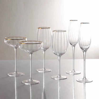 The Southern Atelier – Elegant Sky Ripple Glassware Luxe Set for Sophisticated Celebrations - The Southern AtelierSKU_1775450095559_805