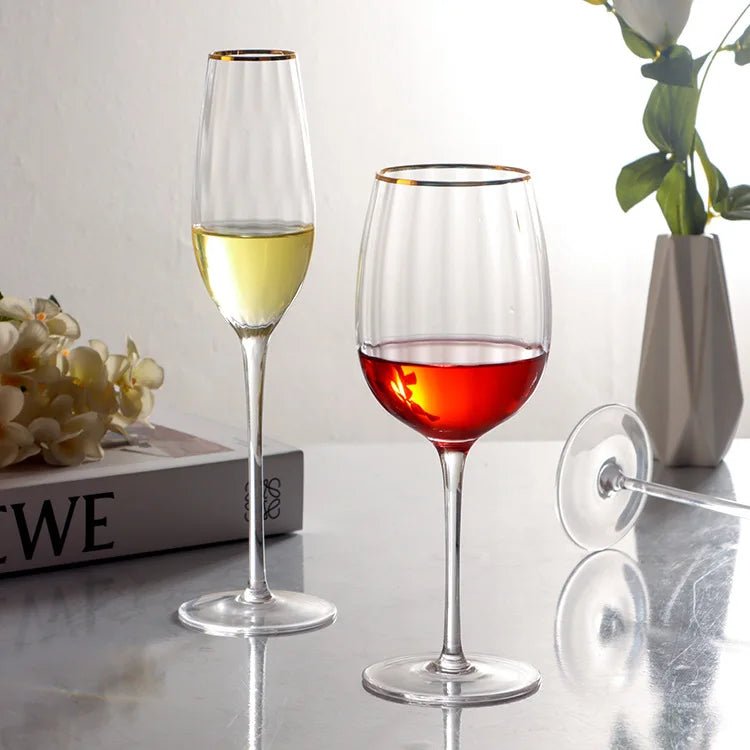 The Southern Atelier – Elegant Sky Ripple Glassware Luxe Set for Sophisticated Celebrations - The Southern AtelierSKU_1775450095559_805