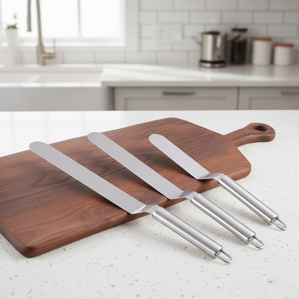 The Southern Atelier – Elegant Stainless Steel Cake Spatula for an Effortless Culinary Masterpiece - The Southern AtelierSKU_1765807312166_836